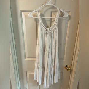White Baby Doll Cover Up